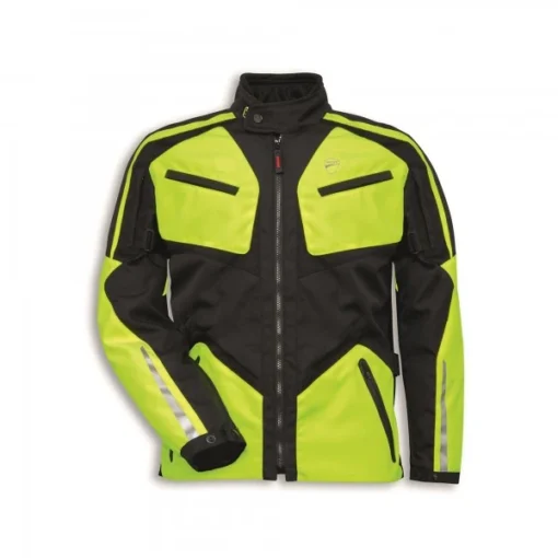 DUCATI FABRIC JACKET TOUR HV YELLOW MAN