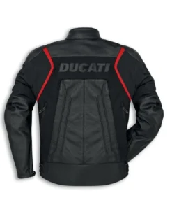 DUCATI LEATHER FABRIC JACKET DUCATI FIGHTER C1