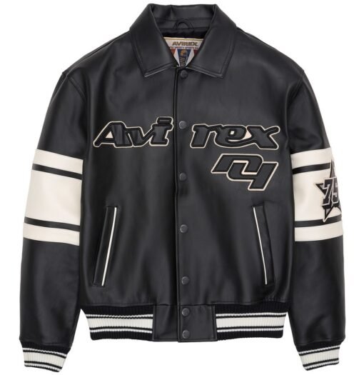 AVIREX LIMITED EDITION CITY SERIES DETROIT JACKET BLACK