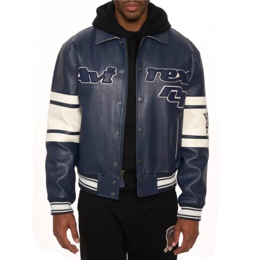 AVIREX LIMITED EDITION CITY SERIES DETROIT JACKET VARISTY BLUE