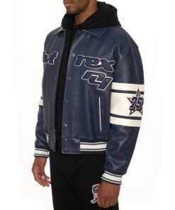 AVIREX LIMITED EDITION CITY SERIES DETROIT JACKET VARISTY BLUE