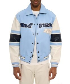 AVIREX THE LEGEND JACKET CAROLINA BLUE