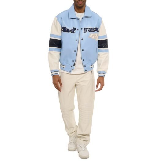 AVIREX THE LEGEND JACKET CAROLINA BLUE