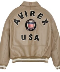 AVIREX ICON LEATHER JACKET MINK