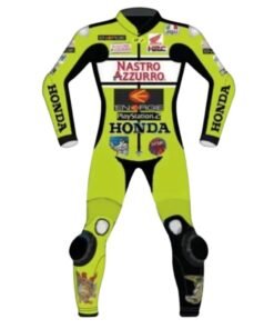 HONDA MOTORBIKE MOTOGP CUSTOM MADE LEATHER RACING SUIT