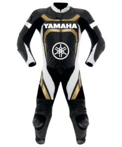 YAMAHA MOTORCYCLE RACING STYLE LEATHER MOTOGP SUIT