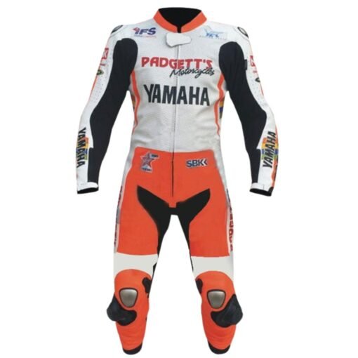 YAMAHA PADGETTS MOTORBIKE RACING LEATHER SUIT