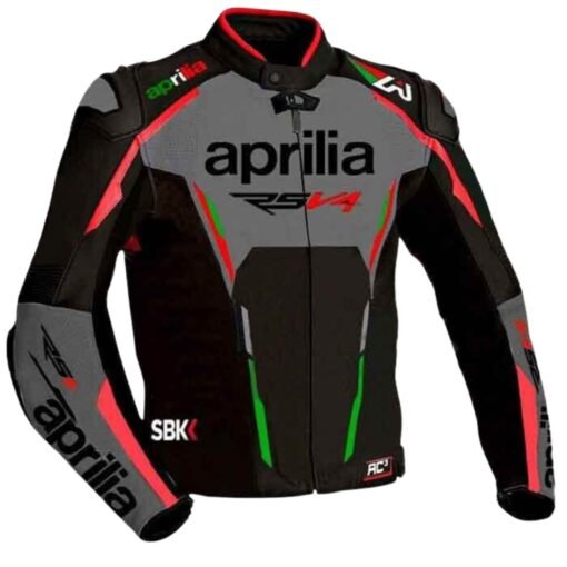 "Ride in style with the Aprilia Motorcycle Racing Leather Jacket. Durable, comfortable, and designed for maximum protection. Perfect for any motorcycle enthusiast!"