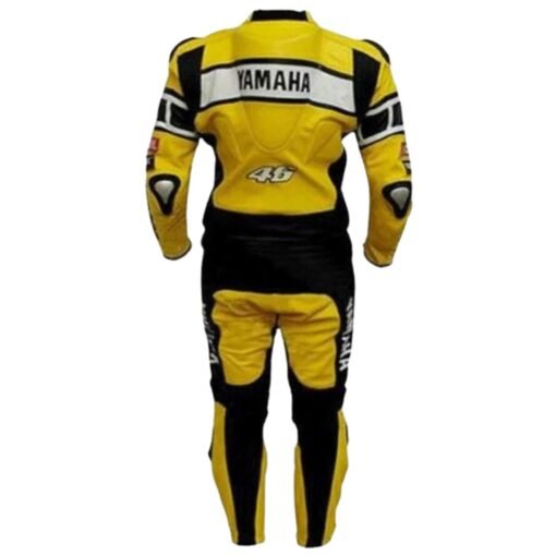 YAMAHA YELLOW MOTORCYCLE RACING SUIT