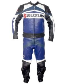 SUZUKI GSXR MOTORCYCLE LEATHER SUIT BSM