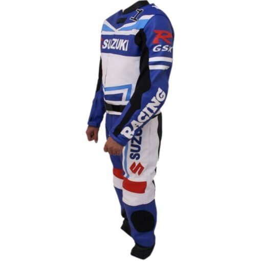 SUZUKI GSXR MOTORCYCLE LEATHER SUIT BSM 2777