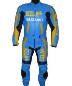 SUZUKI RIZLA MOTORCYCLE LEATHER SUIT