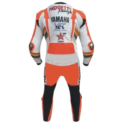 YAMAHA VALENTINO ROSSI PADGETTS MOTORBIKE RACING LEATJER SUIT