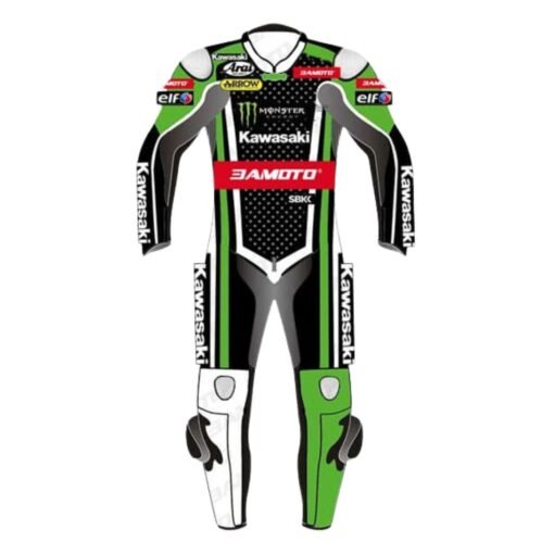 KAWASAKI RACING TEAM REPLICA MOTORBIKE LEATHER