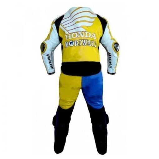 HONDA MORIWAKI CUSTOM MOTORCYCLE LEATHER RACING SUIT