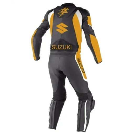 SUZUKI CUSTOM HAYABUSA MOTORCYCLE LEATHER RACING SUIT