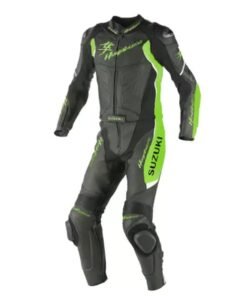 SUZUKI CUSTOM HAYABUSA MOTORCYCLE LEATHER RACING SUIT