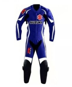 SUZUKI CUSTOM R GSX MOTORBIKE LEATHER RACING SUIT