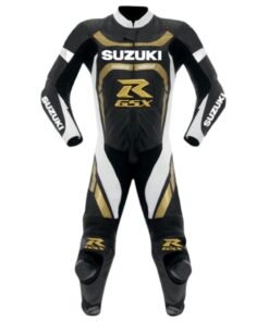 SUZUKI MOTORBIKE BRANDED SPORT LEATHER SUIT