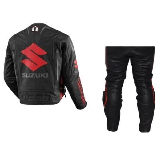 SUZUKI MOTORCYCLE SPORT LEATHER SUIT BSM 2767