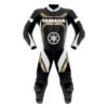 YAMAHA GOLDEN MOTORCYCLE STYLE LEATHER MOTOGP SUIT