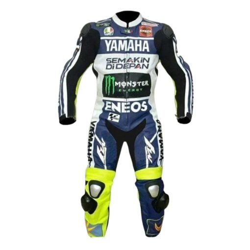 YAMAHA MENS MONSTER ENERGY MOTORCYCLE LEATHER MOTOGP SUIT