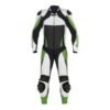 KAWASAKI GREEN MOTORBIKE LEATHER RACING SUIT