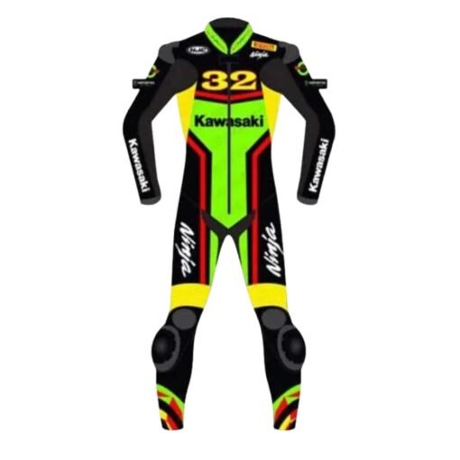 KAWASAKI NINJA MOTORBIKE LEATHER RACING SUIT AND KAWASAKI BIKER SUIT 2019