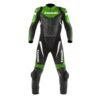 KAWASAKI TWO PIECE MOTORBIKE LEATHER RACING SUIT