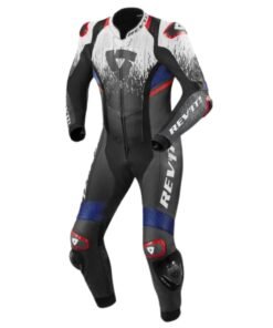 REVIT FULL SPEED LEATHER ONE PIECE SUIT WITH BOLD GRAPHIC DESIGN