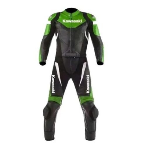 KAWASAKI CUSTOM MOTORCYCLE LEATHER SUIT