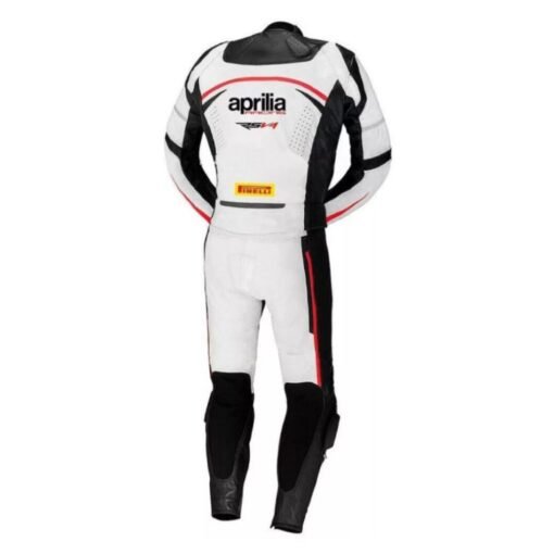 APRILIA RACING RSV4 LEATHER MOTORBIKE SUIT