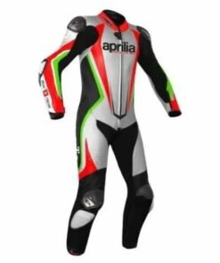 APRILIA CUSTOM MOTORBIKE LEATHER RACING SUIT