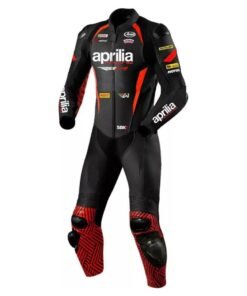 APRILIA CUSTOM RACING SBK MOTORCYCLE LEATHER SUIT