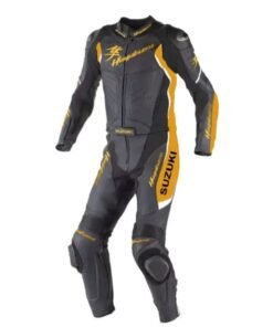 SUZUKI CUSTOM HAYABUSA MOTORCYCLE LEATHER RACING SUIT