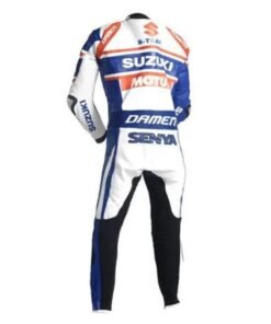 SUZUKI CUSTOM R GSX MOTORBIKE LEATHER RACING SUIT