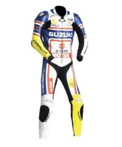 SUZUKI CUSTOM R GSX MOTORBIKE LEATHER RACING SUIT