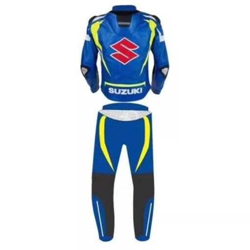 SUZUKI CUSTOM MOTORCYCLE LEATHER RACING SUIT