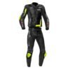 BLACK APRILIA MOTORCYCLE RACING LEATHER SUIT