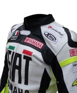 YAMAHA VR46 FLAT MOTORCYCLE RACING LEATHER MOTOGP SUIT