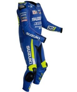 SUZUKI ECSTAR MOTORBIKE RACING LEATHER SUIT MOTORCYCLE SPORTS RIDING AND RACING SUIT