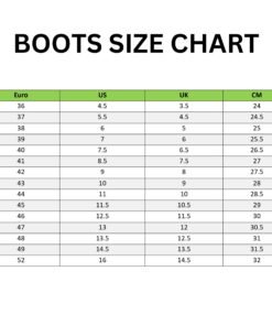 BOOTS SIZE CHART