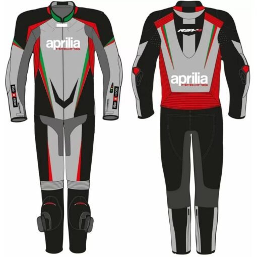 APRILIA MOTORCYCLE RACING LEATHER SUIT