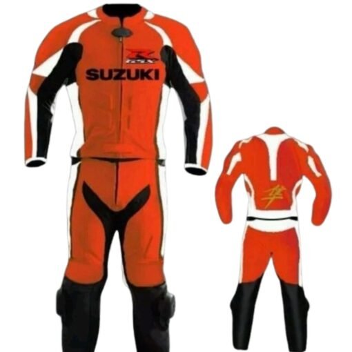 SUZUKI GSXR MOTORBIKE LEATHER SUIT BSM 2762