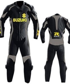 SUZUKI GSXR MOTORBIKE BRANDED LEATHER SUIT