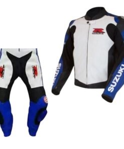 SUZUKI GSXR MOTORCYCLE RACING LEATHER SUIT