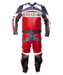 SUZUKI TRACK RACING MOTORCYCLE LEATHER SUIT