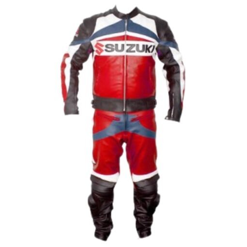 SUZUKI TRACK RACING MOTORCYCLE LEATHER SUIT