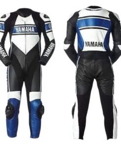 YAMAHA MEN MOTORCYCLE 1 PC LEATHER RACING SUIT