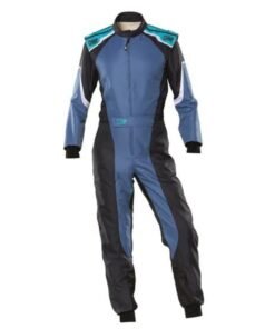 OMP KS 3 KART SUIT IN DARK BLUE AND CYAN